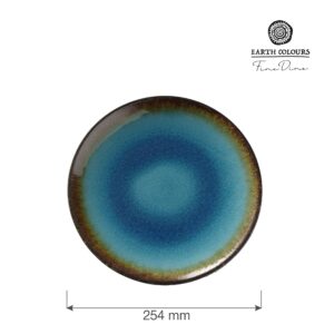 Tanier plytký Lazur 254 mm, 1 ks
