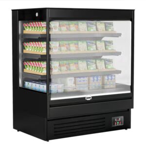 Nástenná chladiaca vitrína - 1200 mm - 390 litrov - s 3 policami