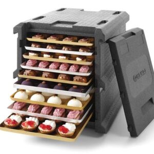 Termobox 9x 600 x 400 mm, HENDI, Profi Line, 128L, 540x700x(H)640mm