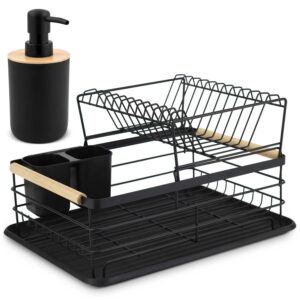 Dvojposchodová sušička do umývačky MS-601 Massido čierna