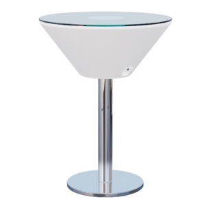 MARTINI | LED barový stôl do klubu | Ø:V 70 x 108 cm | RGB | Batériové | Okrúhle