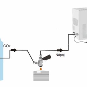 Spojovací set na redukčný ventil CO2 1xnápoj