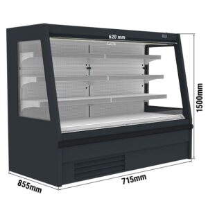 Prístenný chladiaci regál 0,71 x 0,88 m - 201L