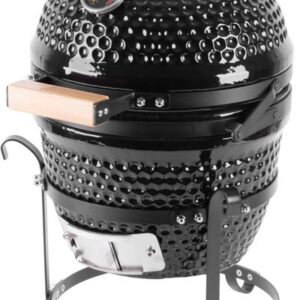 Kamado gril priemer 27 cm, gril. výška 34,5 cm, čierny, 35x40,5x55 cm