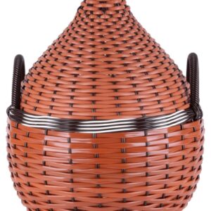 Demižón Strend Pro Cada Wilo, 34 lit. sklenený, na víno a pálenku, opletený, MIX farieb