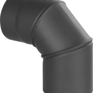 Koleno HS.EX 090/130/1,5 mm, nastaviteľný uhol, dymovod, dymové kominové koleno na spájanie rúr dymovodu