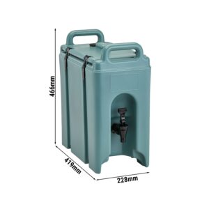 CAMBRO | CAMTAINERS - Izolovaná nádoba na nápoje - 9,5 litra - Bridlicovo modrá