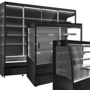 Prístenné chladiace vitríny so sklenenými dverami