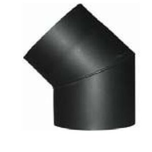 Koleno HS 045/200/2,0 mm, dymovod, dymové kominové koleno na spájanie rúr dymovodu