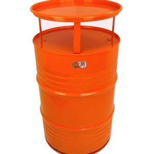 Barový stôl, barový stôl - párty stôl - výška 108 cm, Ø 57 cm Oranžový