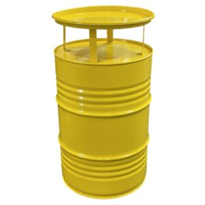 Barový stôl, barový stôl - párty stôl - výška 108 cm, Ø 57 cm  žltý