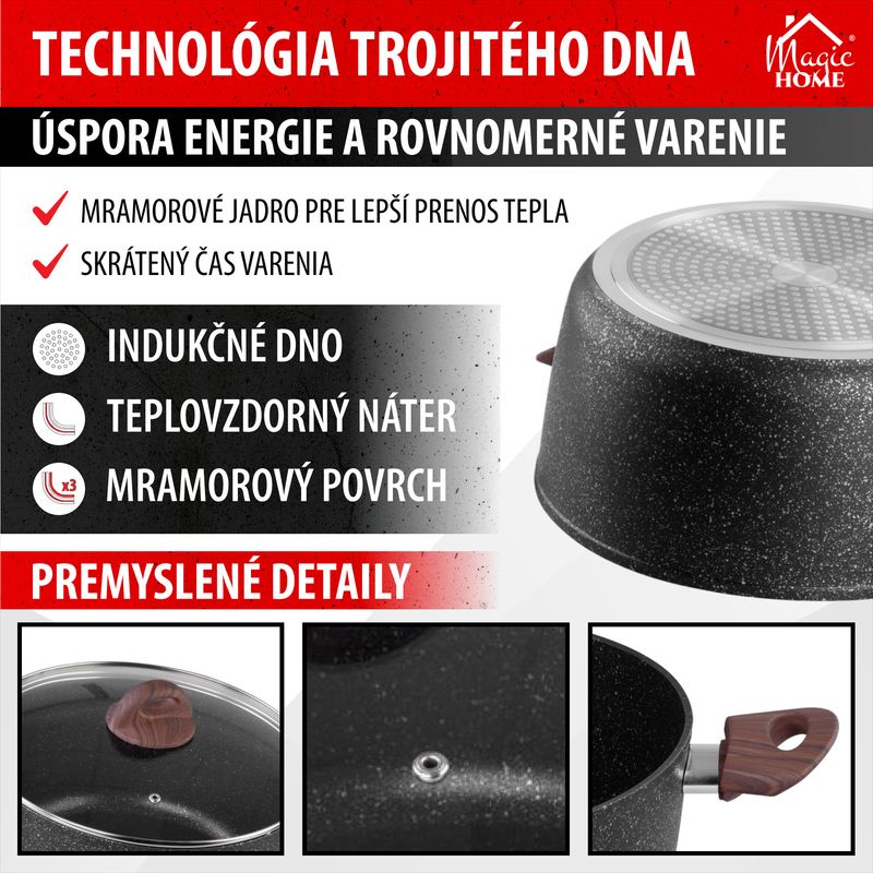 Sada riadu MagicHome Black Marble Line, 13 dielna – Obrázok 2