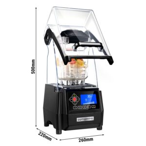Tyčový mixér s odhlučneným krytom - 2 litre - 1 kW - nízka hlučnosť