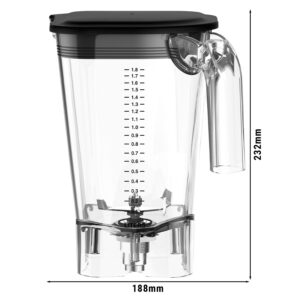 HAMILTON BEACH | Polykarbonátová nádoba - 2 litre - vhodná pre MHPHBC7