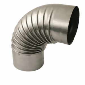 Koleno Dymo 132 mm, dymovod, dymové kominové koleno na spájanie rúr dymovodu