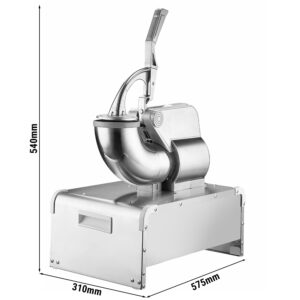 Stolový drvič ľadu na vločkový ľad - 5 kg/min - nehrdzavejúca oceľ