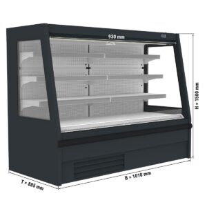 Prístenný chladiaci regál 1,02 x 0,88 m - 301L
