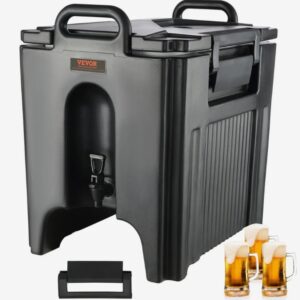 Dávkovač studených nápojov, 37,6 l LDPE fontána na teplú a studenú vodu. Veľký dávkovač nápojov s výlevkou na kávu, studené mlieko, vodu, džús atď. Izolovaná kanvica pre 1-2 osoby.