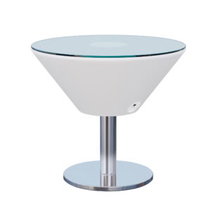 MARTINI | LED klubový stolík | Ø:V 70 x 80 cm | RGB | Batériový | Okrúhly