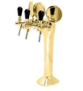 Výčapný stojan KOBRA-3 zlatý