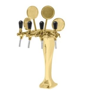 Výčapný stojan KOBRA-4 zlatý