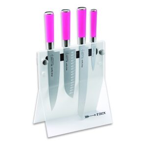 Magnetický stojan Dick na nože s nožmi zo série Pink Spirit