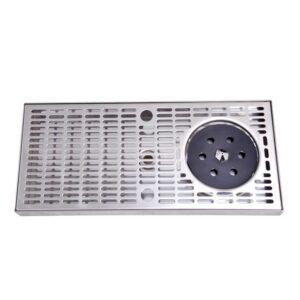 Odkvapová tácka Lindr 400x180x30mm nerezová s oplachom