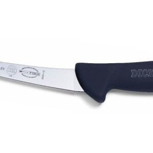 Vykosťovací nôž so zahnutou čepeľou, ohybný, čierny v dĺžke 13 cm