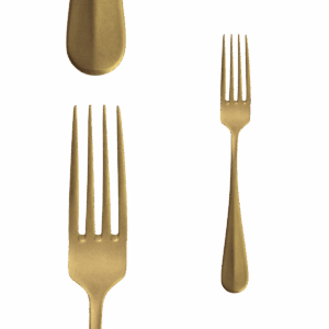 Príbor zlatá dezertná vidlička 170mm 1ks