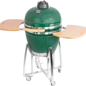 Gril Strend Pro Kamado Egg 21", priemer 46,7 cm, gril výška 91 cm, zelený, 130x73x122 cm