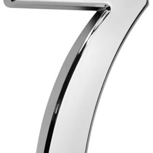 Číslo MagicHome "7" domové, s lepiacou páskou, strieborné, popisné, 70x100 mm, ABS