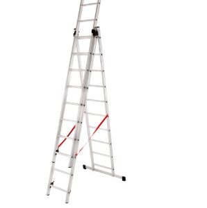 Rebrík DW3 Home, hliníkový, 3x10, max. 150 kg