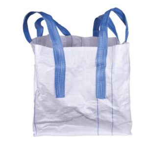 Vak BigBag TOF4, 70x70x70 cm, PP, 4 uši, biely, vrece rovné dno, max. 800 kg