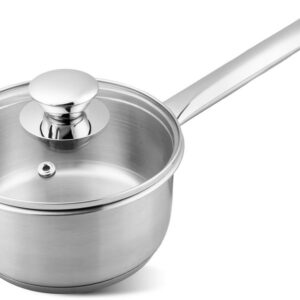 Rajnica MagicHome Chloe, 18 cm, 2 lit. so sklenenou pokrievkou, nerez