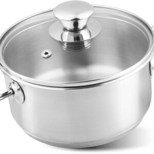 Kastról MagicHome Chloe, hrniec, 24 cm, 5,5 lit., so sklenenou pokrievkou, nerez