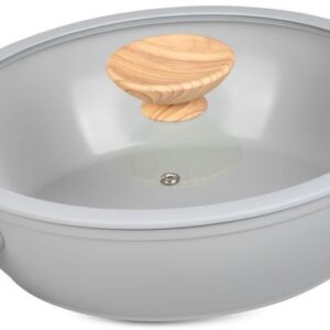 Hrniec MagicHome Harmony, plytký, so sklenenou pokrievkou, 26 cm