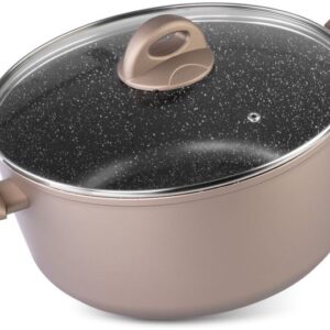 Hrniec MagicHome Coffee Brown Line, 24 cm, 4000 ml, s pokrievkou