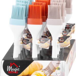 Maslovačka MagicHome, silikón, mix farieb, 22x4,6x1,8 cm, Sellbox 18 ks