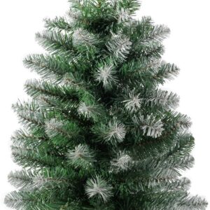 Stromček MagicHome Vianoce Belo, jedľa v jute, zasnežené konce, extra hustý, 60 cm