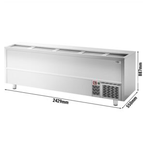 Mraznička na fľaše - nehrdzavejúca oceľ - 800 litrov