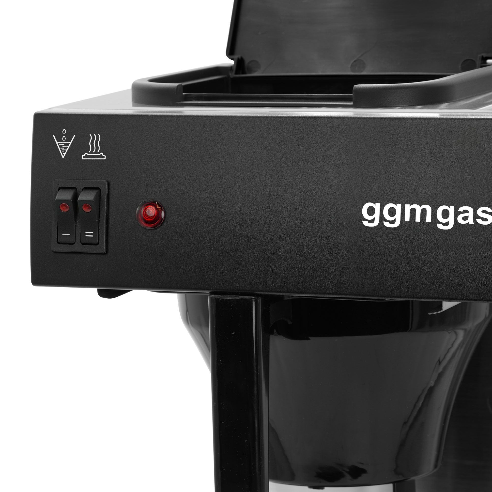 Kávovar na filtrovanú kávu - 2 x 2 litre - 2,8 kW - s 2 platňami - vrátane 2 2-litrových izolovaných kanvíc – Obrázok 7