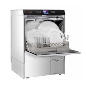 Digitálna umývačka riadu - 3,55 kW - s čistiacim prostriedkom, leštidlom a vypúšťacím čerpadlom