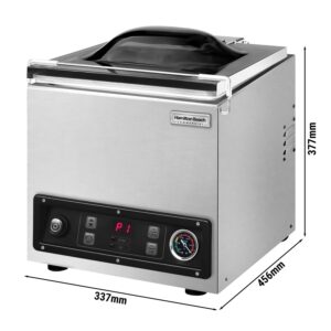 HAMILTON BEACH | PrimaVac™ HVC254 – Komorový vákuový baliaci stroj – 8 m3/h – 300 Wattov
