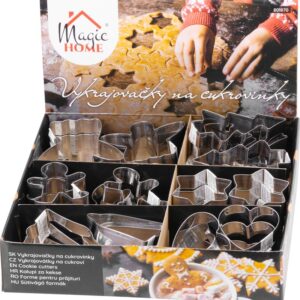 Vykrajovačka MagicHome, na pečenie, vianoce, formička, 6 vzorov, Sellbox 36 ks