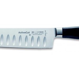 Santoku so špeciálnym výbrusom, kovaný zo série Dick ACTIVE CUT v dĺžke 18 cm