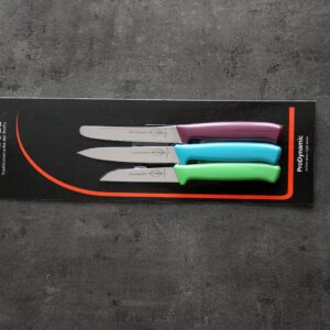 Trojdielna sada kuchynských nožov farebná ProDynamic