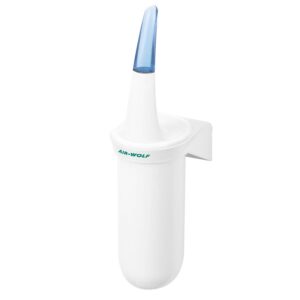 AIR-WOLF | Držiak na toaletnú kefu - zatvorený - ABS plast - biely