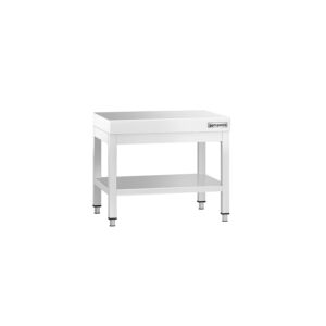 Nerezový stôl pod lavicu 600x600 mm - so základnou policou