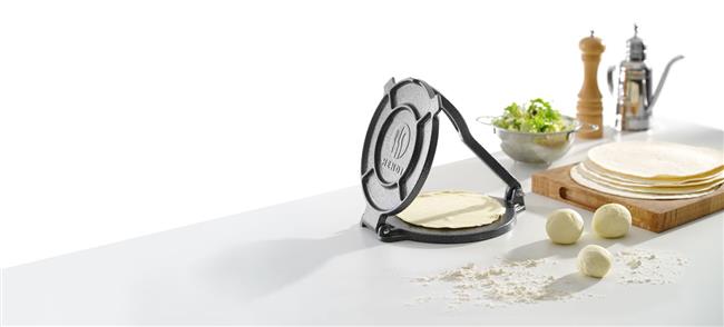 Liatinový lis na tortily 255x200x(H)110mm – Obrázok 2