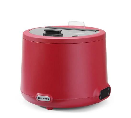 Kanvica na polievku, dizajn Roberta Bronwassera, 8 l, červená, 220 – 240 V/500 W, 365 x (V) 325 mm